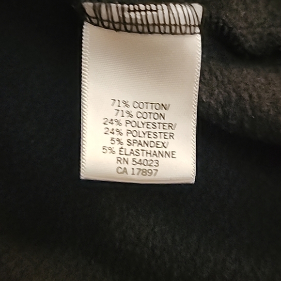 Men’s Banana Republic Sweatshirt M Black Quarter Button - Picture 6 of 7